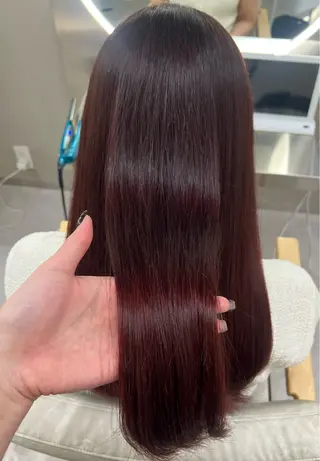 ロング カラー i.+SAPPORO所属・艶ワンカラー♡ ゆうかのヘアスタイル