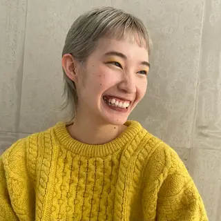 ミディアム ダブルカラー/韓国 ヘア/さわのあかねのヘアスタイル