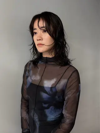 ミディアム パーマ code+lim所属・平沼 祐哉/パーマのヘアスタイル