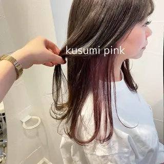 ミディアム カラー SHEARA BY CARE所属・. AYUKAのヘアスタイル