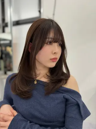 ミディアム Rita/髪質改善 /透明感カラーのヘアスタイル