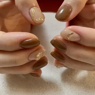 ネイル カメレオン京橋🌻 草葉由佳のネイルデザイン