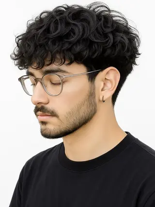 パーマ 骨格補正似合わせ カット阿部建のヘアスタイル