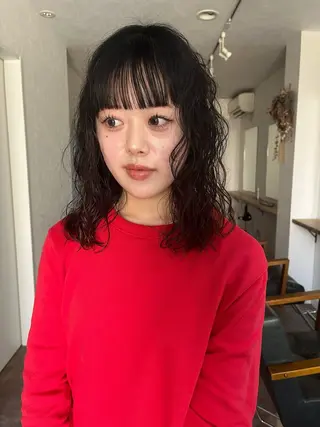 ミディアム パーマ 金井京介/レイヤー /ボブパーマのヘアスタイル