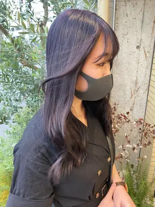 セミロング masa/ボブ特化/ ぷつっとボブのヘアスタイル