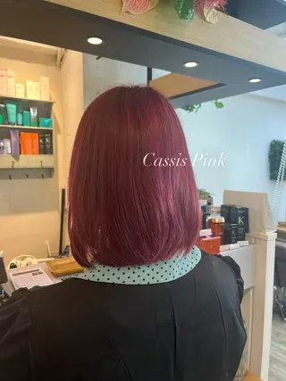 ミディアム 🫧透ける艶髪🫧/ 🎀yukako🎀のヘアスタイル