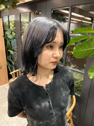 セミロング カラー 🪽ゆな 🪽のヘアスタイル