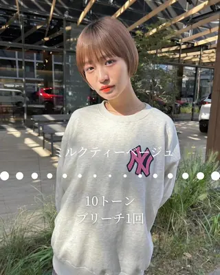 ショート 河原 亮のヘアスタイル