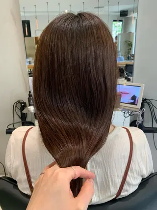 セミロング ラベンダー/レイヤー スタイル🤎mamiのヘアスタイル