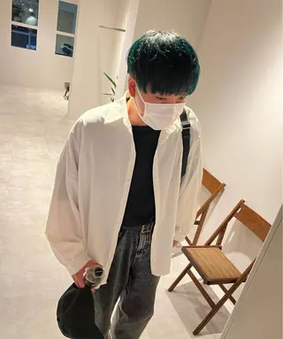 ショート カラー メンズ io濱川 遥のヘアスタイル