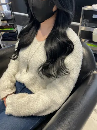 ロング 原宿/プルエ ク/上品カラー/そらのヘアスタイル