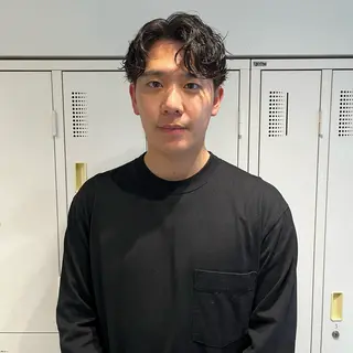 ショート パーマ メンズ メンズ特化 河内翔吾のヘアスタイル