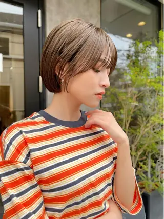 ショート ナリタ ミユウのヘアスタイル