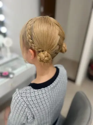 セミロング ヘアメイク🎀 佐野 妃都美のヘアスタイル