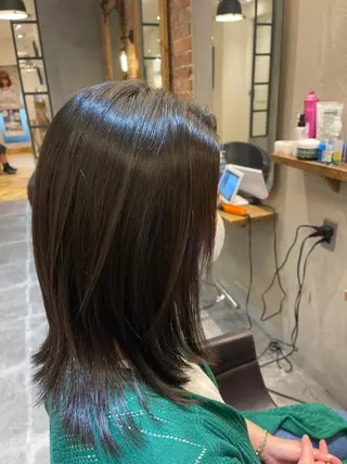 ミディアム 佐藤/本物志向の 髪質改善サロンのヘアスタイル