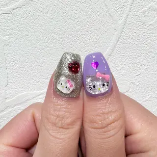 ネイル RIEKO🍒 ワンホン♡推しネイルのネイルデザイン