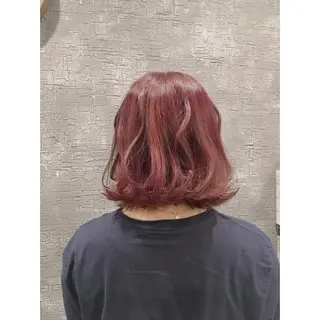 セミロング カラー ヘアアレンジ Lauburu  bat.hair渋谷2号店所属・. YUIのヘアスタイル