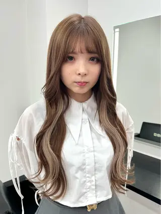 ロング EGO 池袋 RIO🖤⋆͛*͛のヘアスタイル