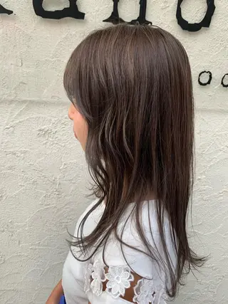 ロング カラー 髪質改善色素改善特化 keiのヘアスタイル