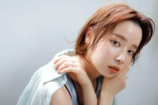 ショート カラー パーマ 【全席個室サロン】 NUMBER 天王寺のヘアスタイル
