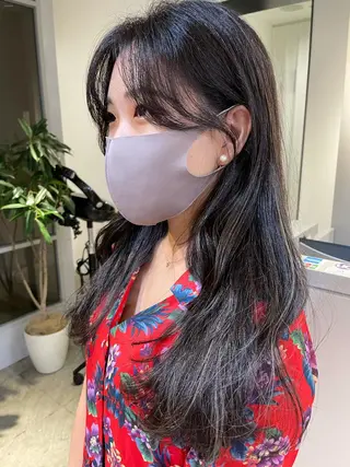 ロング カラー 斉藤 瑞恵のヘアスタイル