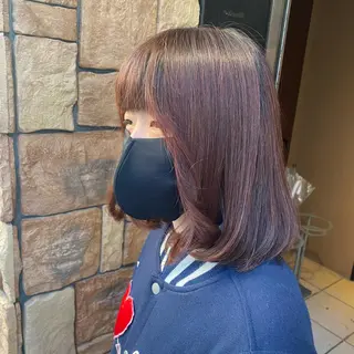 ミディアム カラー Slap Dash 【スラップ ダッシュ】所属・髪質改善カラー 🧸かりん🎀‪のヘアスタイル