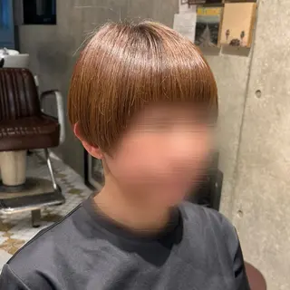ショート クロスパーマ× 縮毛矯正🫧あゆみのヘアスタイル