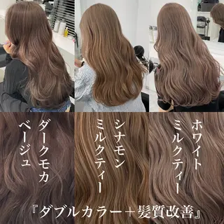 ロング カラー ヘアアレンジ Cyntia by artina所属・髪質改善 美髪ハイトーン🫧のヘアスタイル
