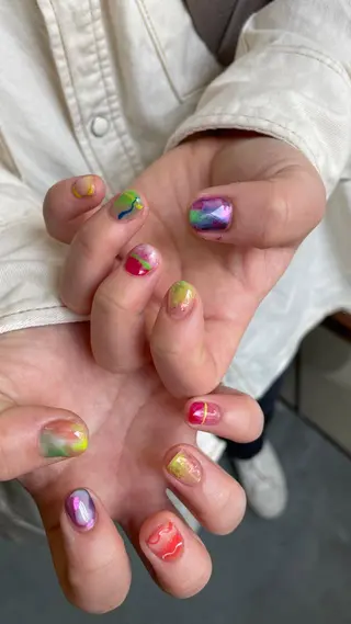 ネイル 栗田 ゆう子のネイルデザイン