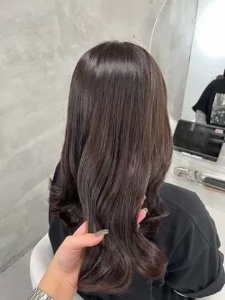 セミロング カラー ✮ yuuna ✮ doorwhiteのヘアスタイル