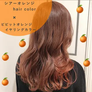 ミディアム カラー SHEARA BY CARE所属・. AYUKAのヘアスタイル