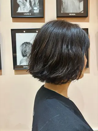 ショート カラー パーマ 髪師kenjiro所属・⭐️五十嵐 未悠⭐️のヘアスタイル
