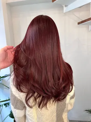 ロング カラー peakshair所属・艶々になる髪質改善 𝒀𝑼𝑻𝑶のヘアスタイル