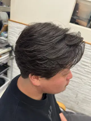 ショート パーマ メンズ 目黒 碧人のヘアスタイル