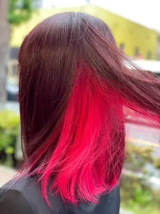 ミディアム カラー ヘアアレンジ メンズ ⭐️柏木皇気ブリーチ ムラ修正/他店直しのヘアスタイル