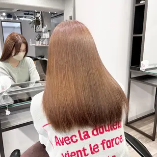 ロング カラー JIN/暖色カラー /髪質改善/艶髪のヘアスタイル