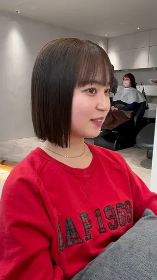 ショート レイヤー/韓国❣️ 髪質改善/e_kiのヘアスタイル
