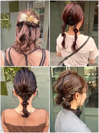 ヘアアレンジ marshu  梅田店所属・髪質改善 透明感×韓国風のヘアスタイル