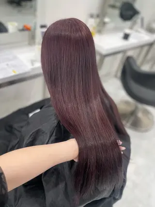 ロング カラー 💗トレンド暖色ヘア Natsumi 💗のヘアスタイル