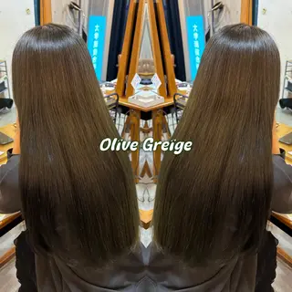 ロング カラー 透明感/暖色カラー/ ヘアアレンジ/Meiのヘアスタイル