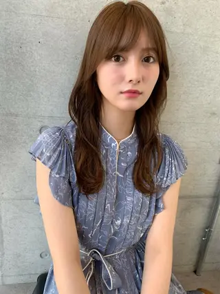 セミロング オシャレ髪✔️ 店長オオキアキヒロのヘアスタイル