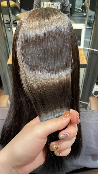 ミディアム カラー MINX 長濱 優花 /銀座美容師のヘアスタイル