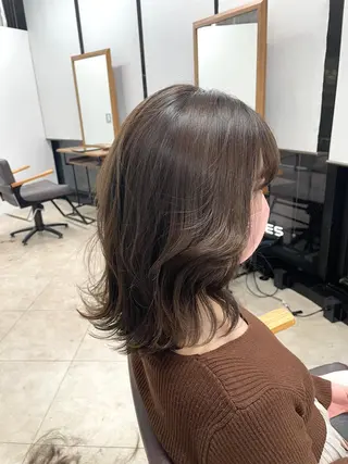 ミディアム コトネ🫧 韓国風レイヤーカットのヘアスタイル