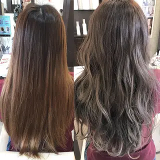 ロング カラー 武田 清久のヘアスタイル