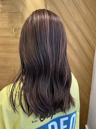 ロング カラー 鈴村 大介のヘアスタイル