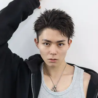 カラー パーマ メンズ シースルーマッシュ/ メンズ/KYOHEIのヘアスタイル