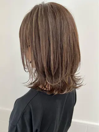 カラー 美髪縮毛矯正🫧 艶カラー/スズカのヘアスタイル