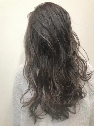 ロング カラー 酸性ストレート/ブリ ーチなし/中村 匠のヘアスタイル