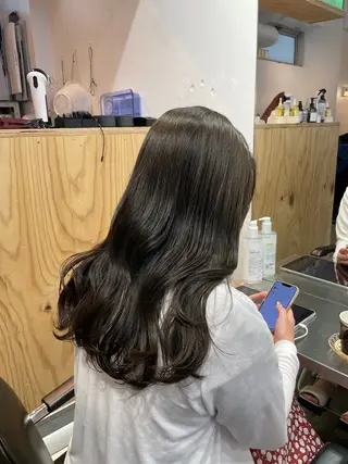 セミロング カラー 🪞♡韓国風スタイル MISATO🪞♡のヘアスタイル