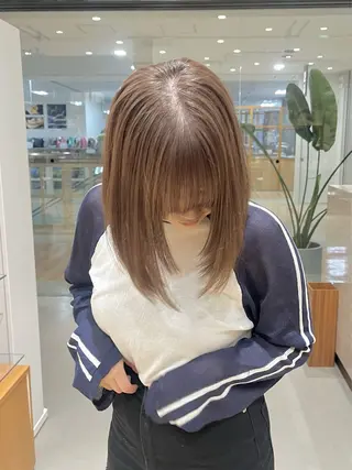 ショート カラー 🫧艶髪、暖色カラー 🫧Harukaのヘアスタイル